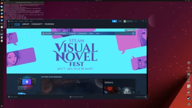 Steam on Linux with Wayland