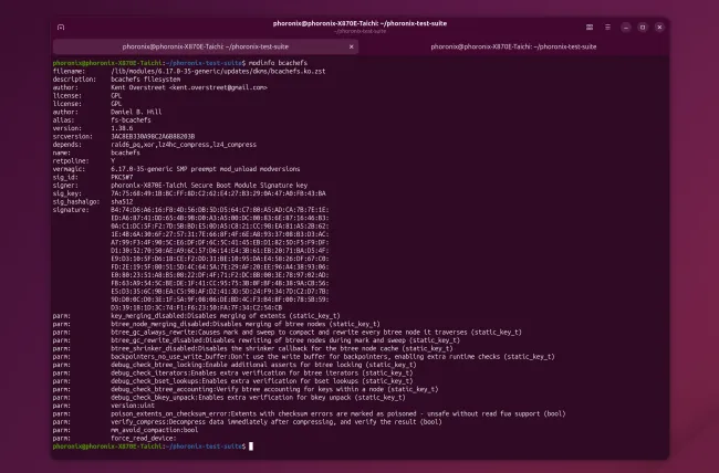 Bcachefs kernel module