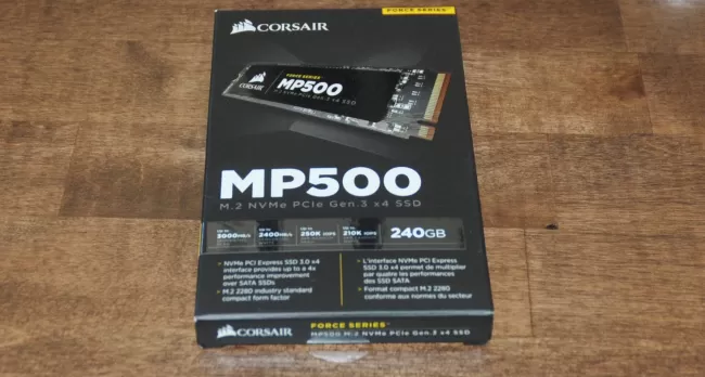 høj nuttet ost Corsair Force MP500 240GB M.2 SSD On Linux - Phoronix