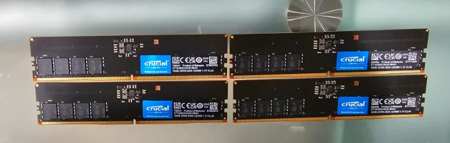 Crucial DDR5 memory kits