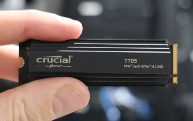 Crucial T705 PCIe 5.0 NVMe SSD