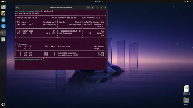 Dell Pro Max with GB10 on DGX OS