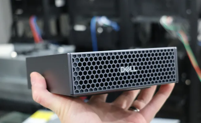 Dell Pro Max with GB10 in hand