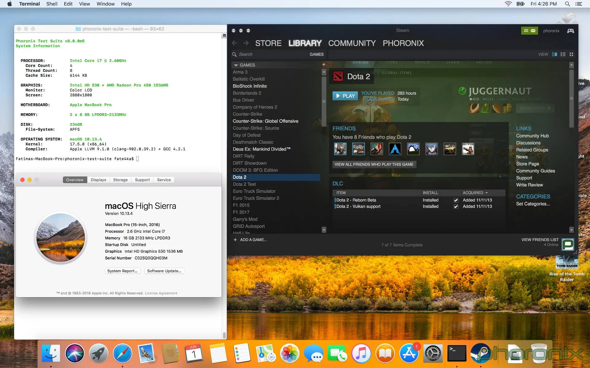 Dota 2 in mac os