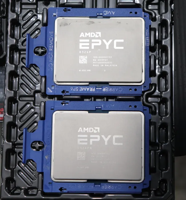 EPYC 8324P and 834PN Siena processors
