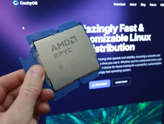 CachyOS AMD EPYC testing