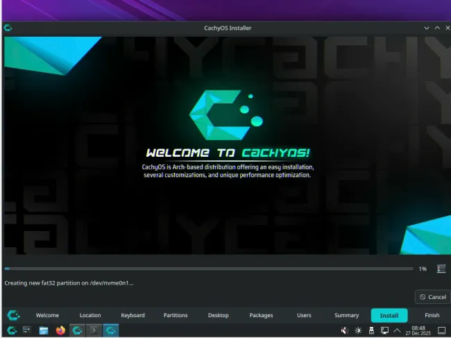 CachyOS installation