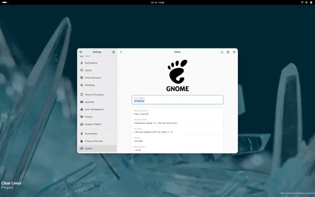 Clear Linux