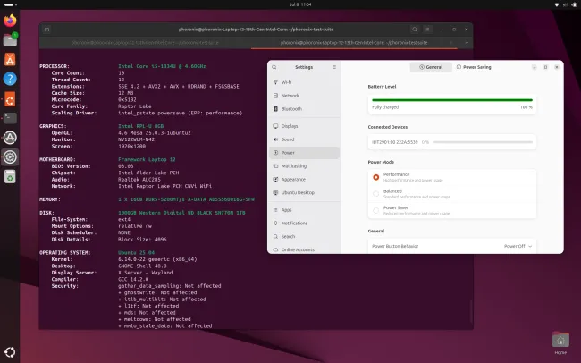 Framework Laptop 12 with Ubuntu Linux