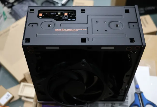 Framework Desktop chassis unassembled