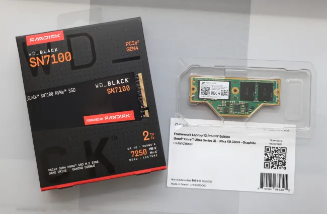 Framework Laptop 13 Pro SSD and LPCAMM2 memory