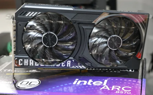 Intel Arc B570 graphics card