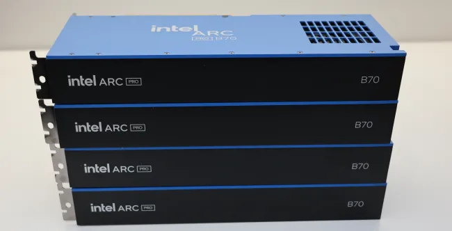 Arc Pro B70 graphics cards