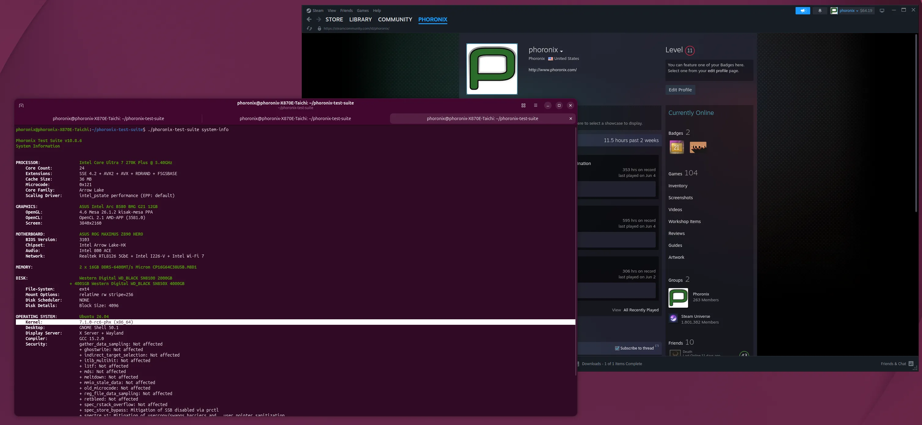 Linux 7.1 Helping Intel Arc Battlemage Graphics Achieve Better Performance