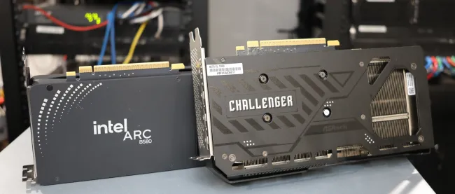 Intel ARC B570 و B580 بطاقات الرسومات