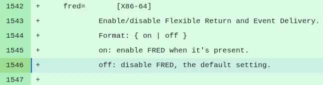 fred= Linux documentation