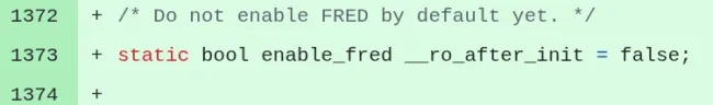 FRED not on by default