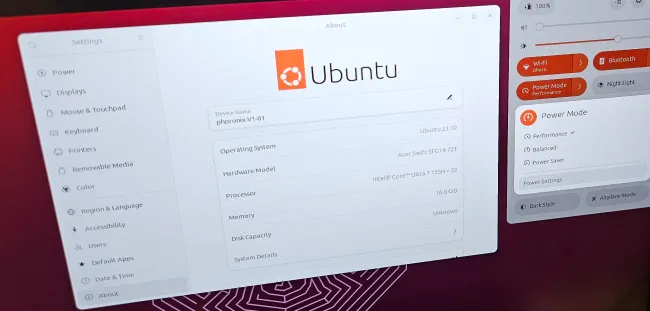 Ubuntu EPP power mode settings