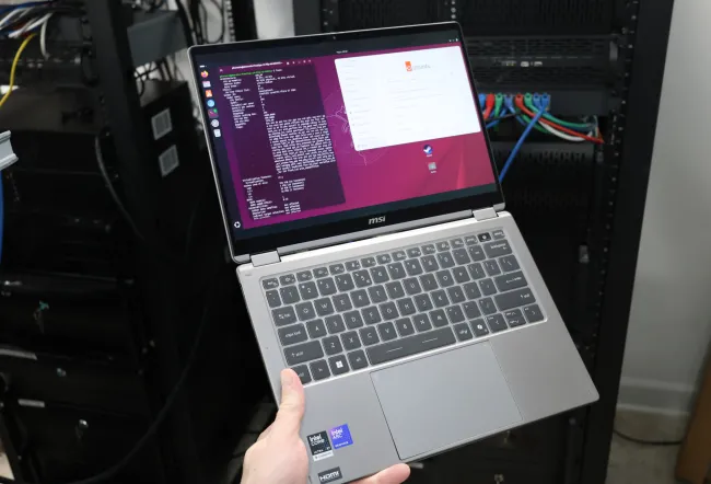 MSI Panther Lake laptop