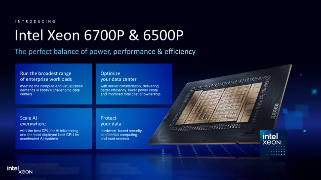 Intel Broadcasts Xeon 6500P + Xeon 6700P Processors