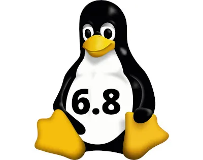 Linux 6.8 Tux logo