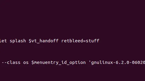 Set retbleed=stuff on the kernel command line