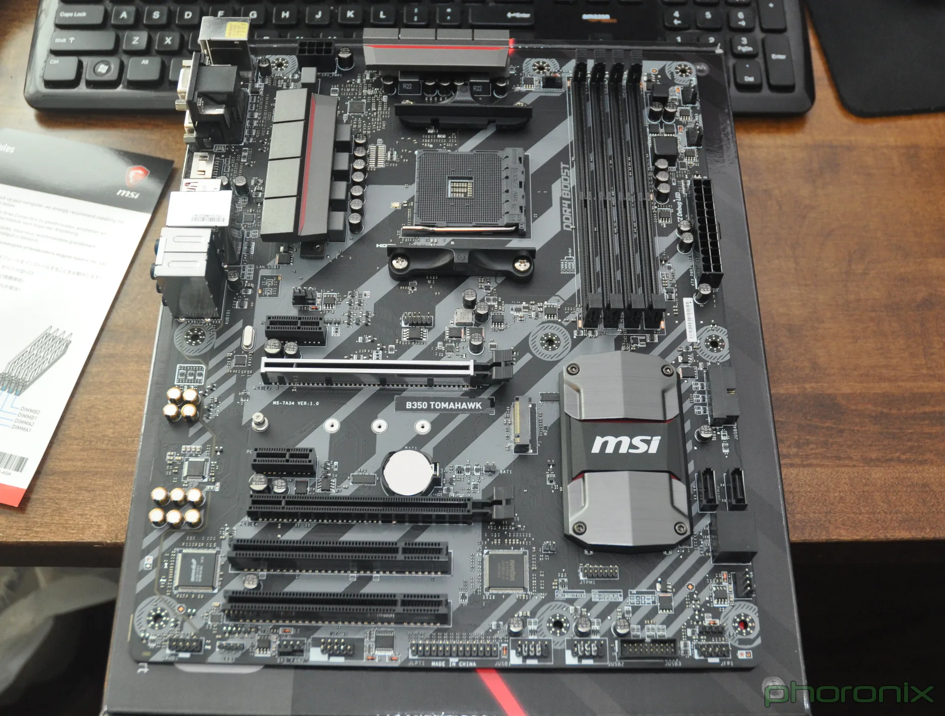 [Phoronix] MSI B350 TOMAHAWK A Capable AMD Ryzen Motherboard For 110 Image (Msi B350 2)