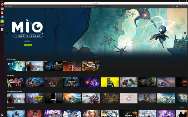 GeForce NOW on Linux