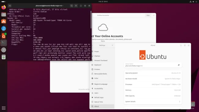 Thresdripper running Ubuntu 23.10