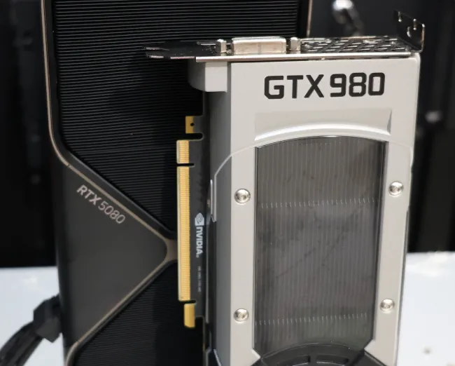 Nvidia GerFoc GTX 980 vs. Gerform RTX 5080