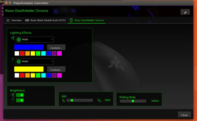 OpenRazer + Polychromatic on Ubuntu