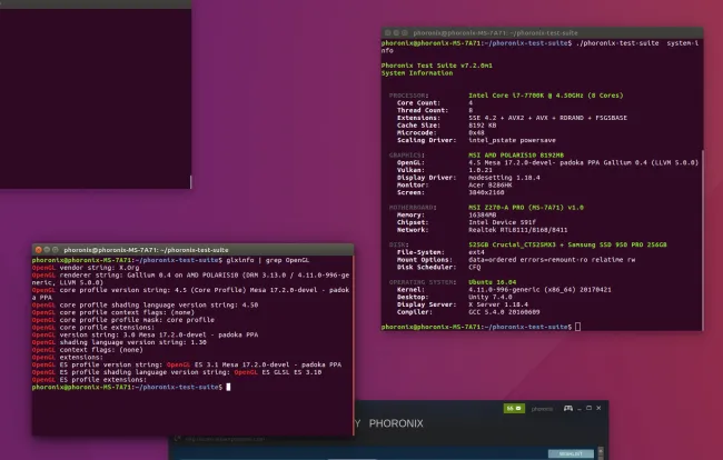 Radeon RX 580 AMDGPU PRO vs. DRM Next Mesa 17.2 dev Phoronix