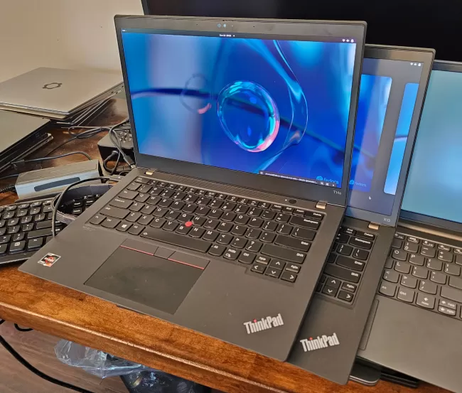 Lenovo ThinkPads running Fedora Linux