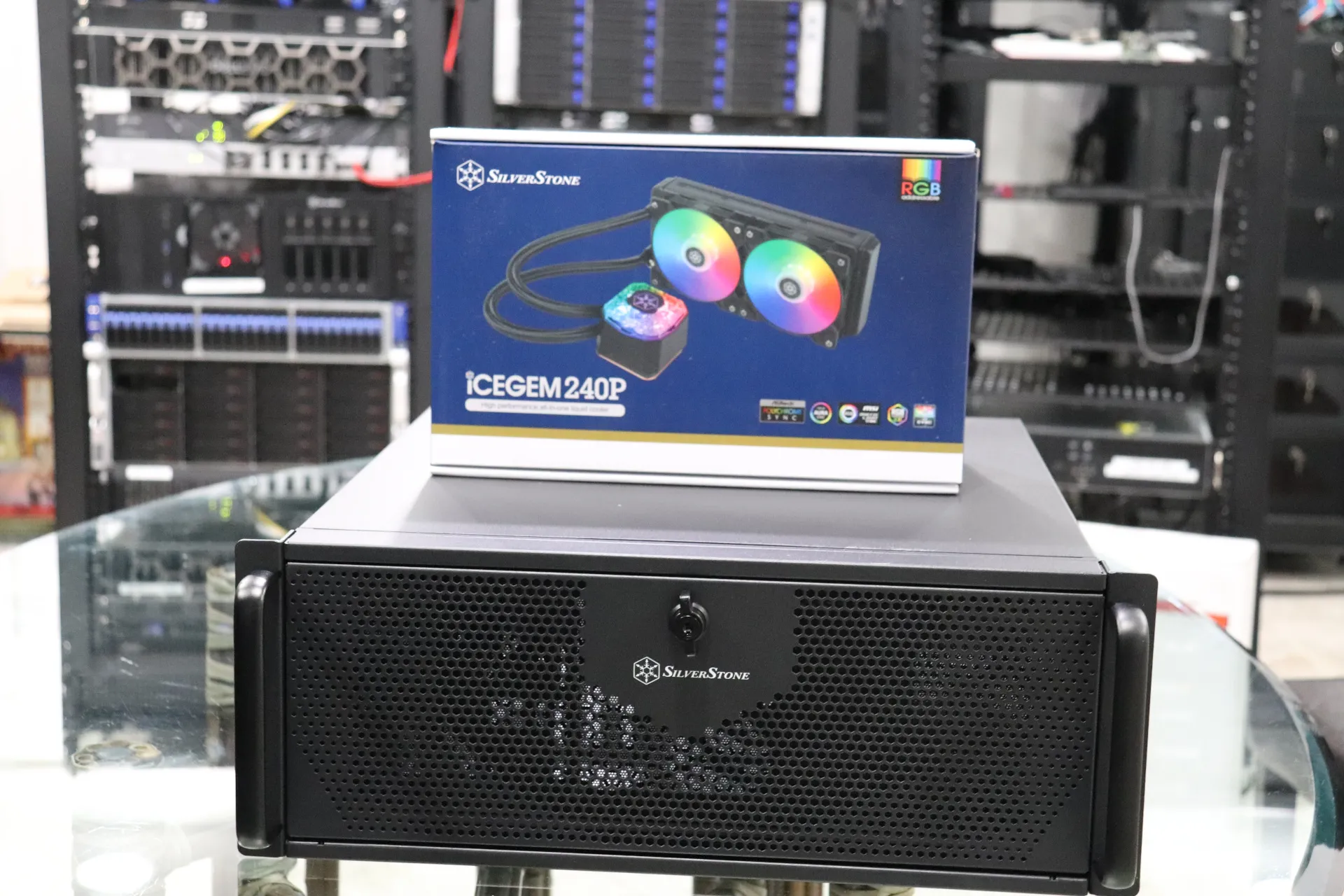 SilverStone RM42-502 + IceGem 240P Allow For A Great Rackmount 4U