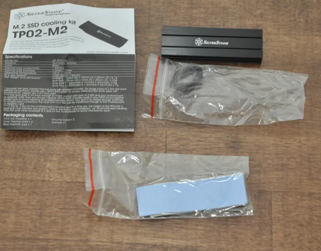 SilverStone TP02 M2 An Aluminum Heatsink For Cooling An M.2 SSD Phoronix
