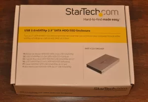 StarTech 2.5-Inch Aluminum External Disk Enclosure