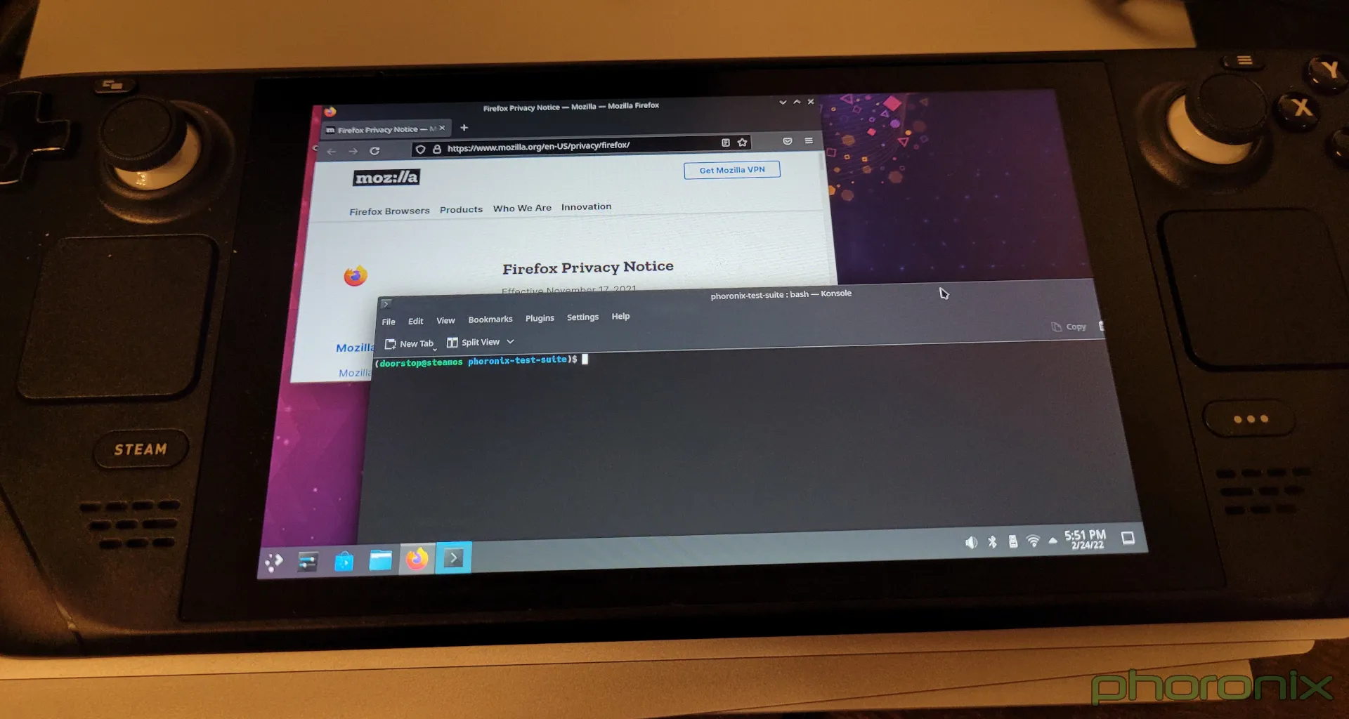 Phoronix For Linux Enthusiasts Especially The Steam Deck Is An Incredible Fun Device Image Steam Deck In9