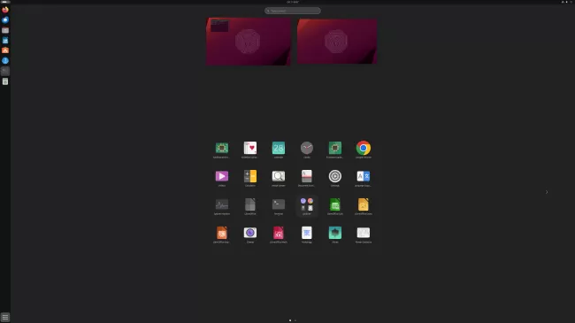 Ubuntu 23.10 desktop with GNOME
