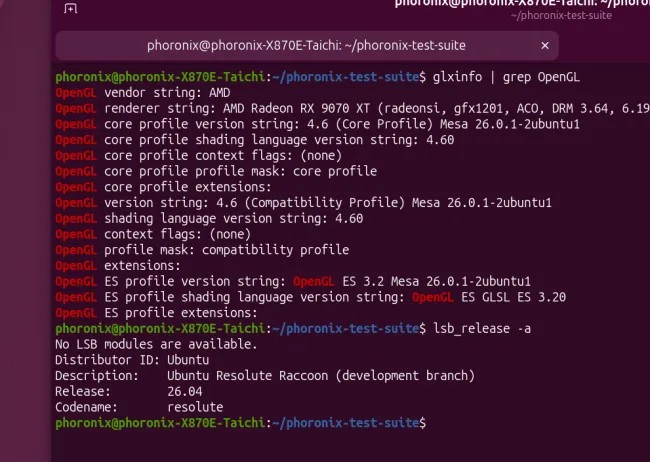 Ubuntu 26.04 mesa stack