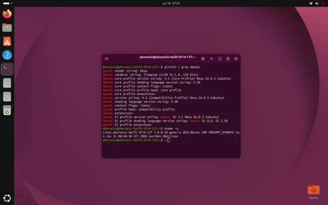 Snapdragon X1 Elite on Linux 7.0 kernel
