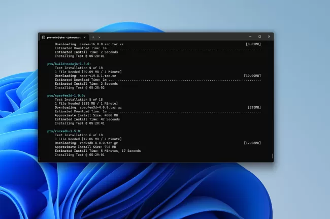 Windows 11 Ubuntu WSL performance benchmarking